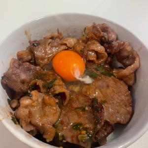 簡単すぎて旨すぎる!!焼き肉丼ぶり!!